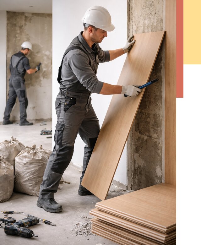 Демонтаж стеновых панелей в Благовещенске от 3635 руб. за м² быстро и недорого | ОТДЕЛОЧНИК-Бгв