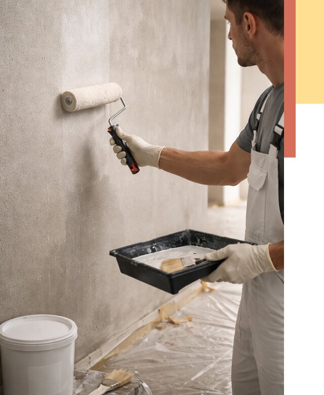 Грунтовка стен в Благовещенске от 2285 руб. м2 — быстро, недорого, с материалом | ОТДЕЛОЧНИК-Бгв