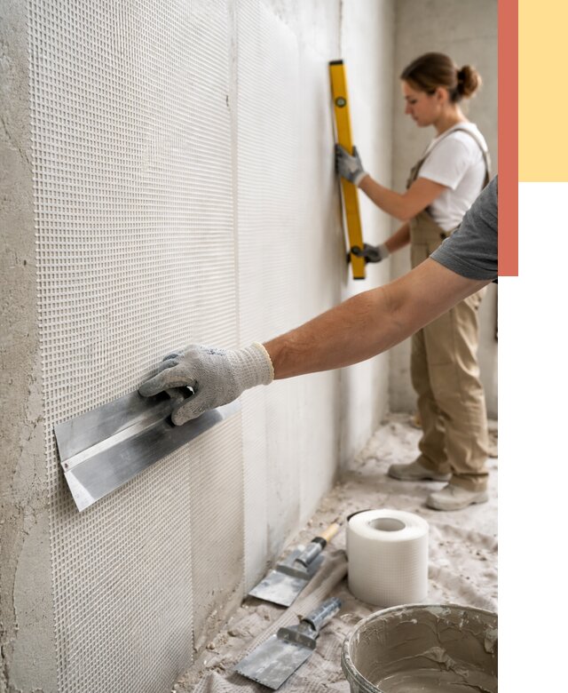 Армирование стен стеклосеткой в Благовещенске от 3324 руб. под ключ | ОТДЕЛОЧНИК-Бгв