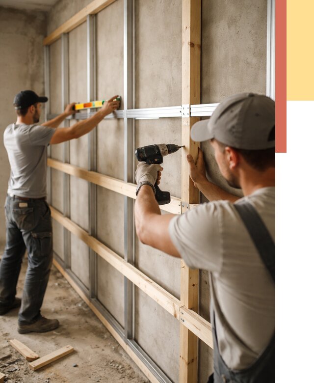 Устройство обрешетки под панели в Благовещенске от 2181 руб. — монтаж под ключ | ОТДЕЛОЧНИК-Бгв