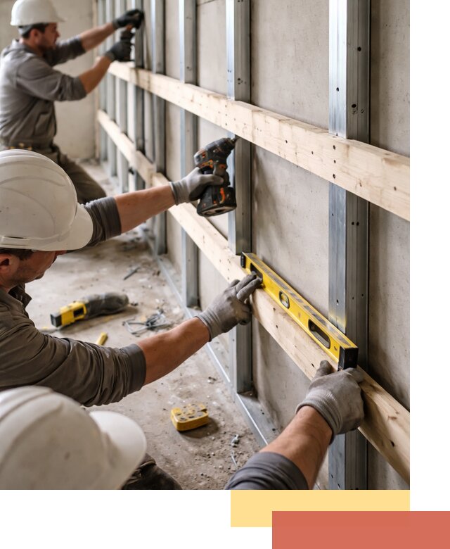 Устройство обрешетки под панели в Благовещенске