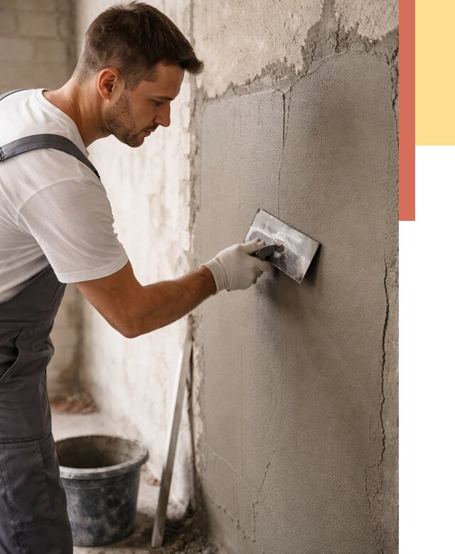 Штукатурка стен под плитку в Благовещенске от 4362 руб./м2 — выравнивание под плитку | ОТДЕЛОЧНИК-Бгв