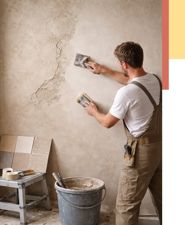 Ремонт декоративной штукатурки в Благовещенске от 4674 руб. под ключ | ОТДЕЛОЧНИК-Бгв