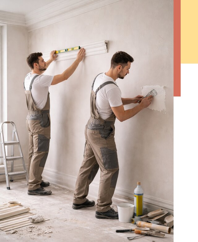 Монтаж лепнины на стены в Благовещенске от 4674 руб. — недорого, быстро | ОТДЕЛОЧНИК-Бгв