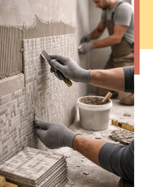 Облицовка стен мозаикой в Благовещенске от 3324 руб/м2 — укладка мозаики на стены | ОТДЕЛОЧНИК-Бгв