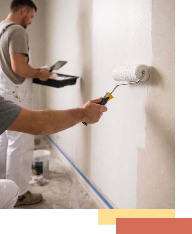 Покраска стен акриловой краской профессионально в Благовещенске