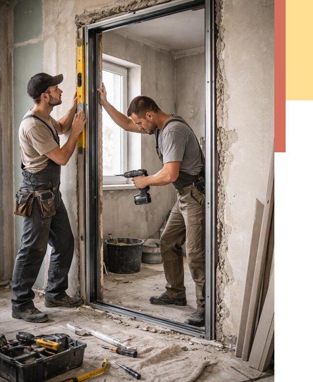 Закладка дверного проема в Благовещенске от 3635 руб. — быстро и недорого | ОТДЕЛОЧНИК-Бгв