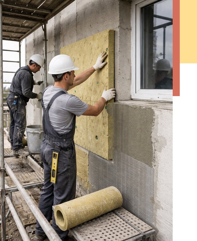 Утепление стен в Благовещенске от 4466 руб. под ключ — быстро и недорого | ОТДЕЛОЧНИК-Бгв