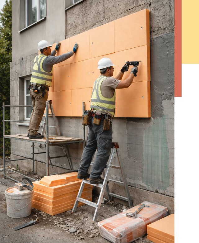 Утепление стен пеноплексом в Благовещенске от 1921 руб./м2 — быстро и недорого | ОТДЕЛОЧНИК-Бгв