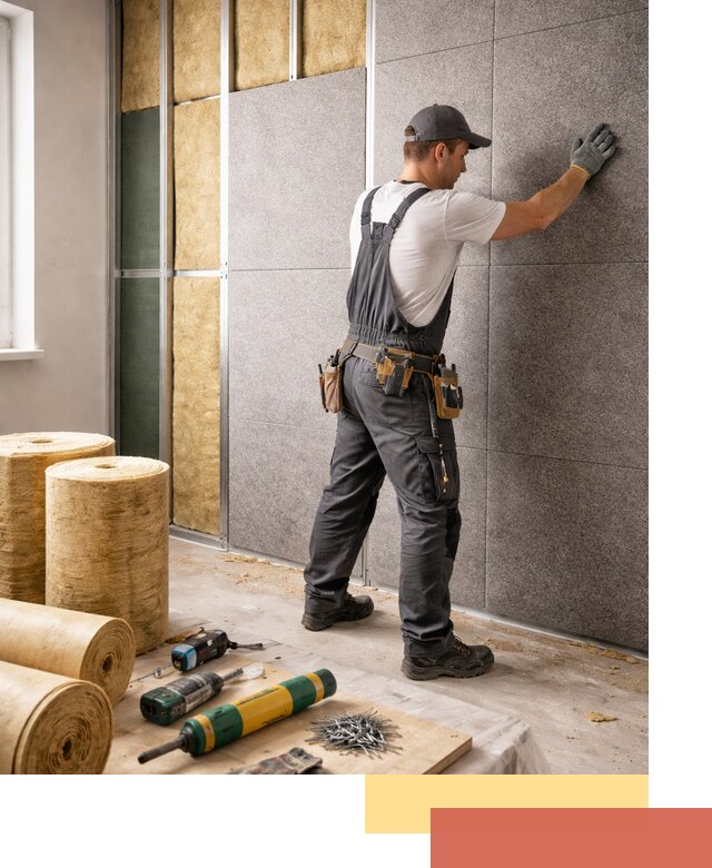 Профессиональная шумоизоляция стен в Благовещенске для квартиры и офиса