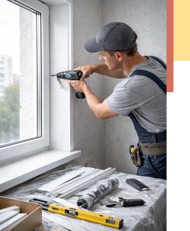 Установка пластиковых откосов в Благовещенске от 2337 руб. | ОТДЕЛОЧНИК-Бгв монтаж, быстро и недорого