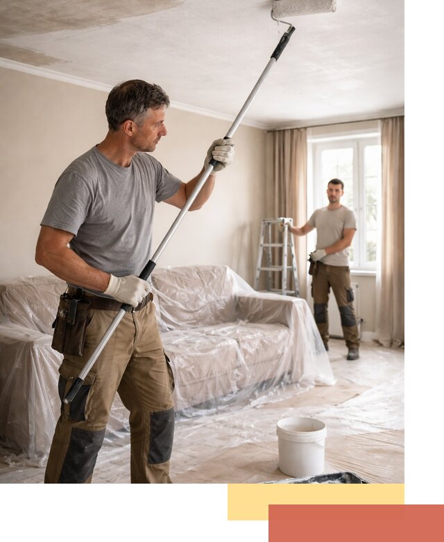 Грунтовка потолка в Благовещенске — подготовка под покраску и отделку