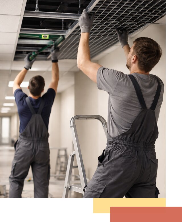 Монтаж потолка Грильято в Благовещенске: установка под ключ качественно