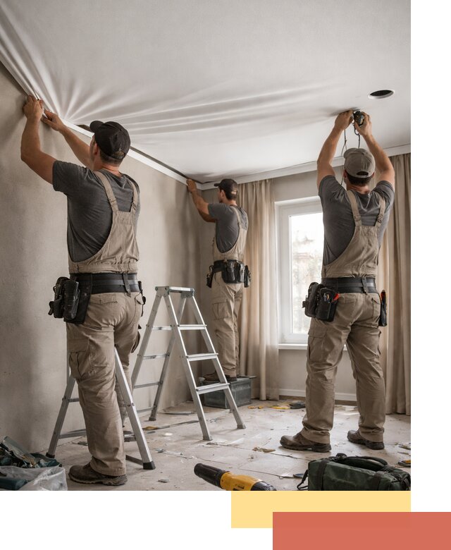 Монтаж матового натяжного потолка в Благовещенске качественно и быстро