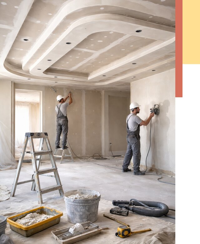 Многоуровневый потолок из гипсокартона в Благовещенске от 779 руб. под ключ | ОТДЕЛОЧНИК-Бгв