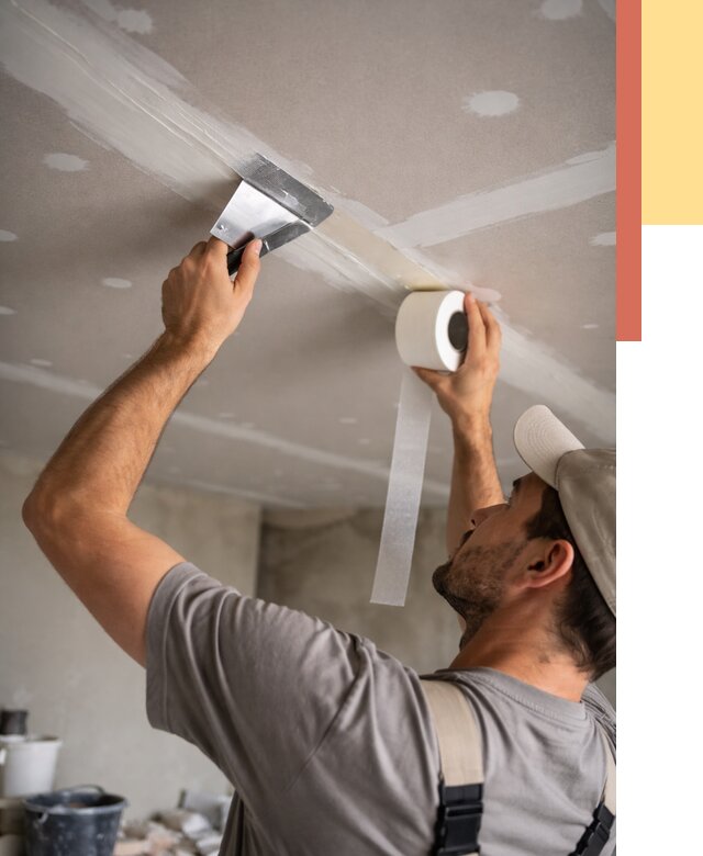 Обработка швов потолка ГКЛ в Благовещенске от 7790 руб. под ключ | ОТДЕЛОЧНИК-Бгв