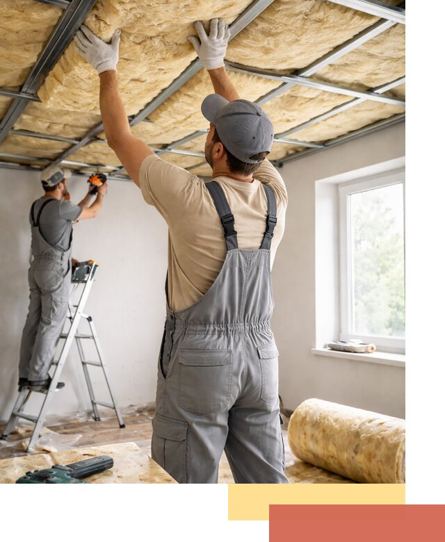 Утепление потолка под ключ в Благовещенске качественно и быстро