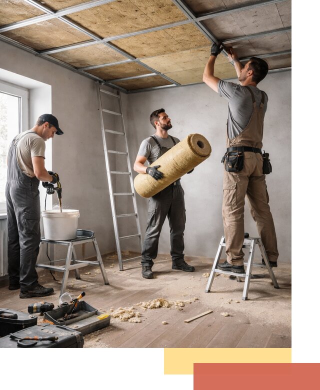 Шумоизоляция потолка в Благовещенске: профессиональный монтаж и отделка